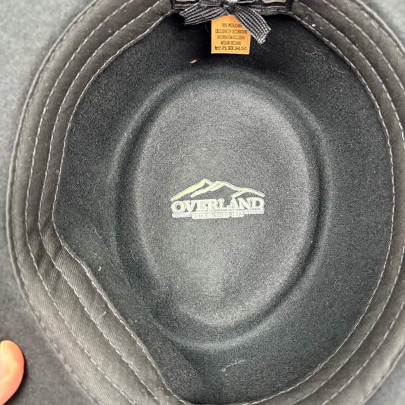 Overland Wool Western Hat Size Medium - Picture 6 of 8
